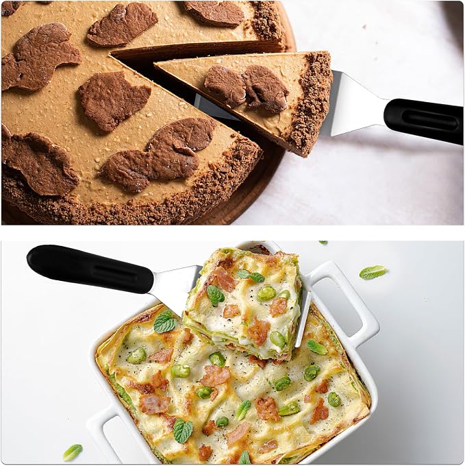 Small Spatula Professional Mini Serving Spatula, 4 Pieces Stainless Steel Metal - Image 4