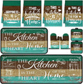 Fourluoo 10 Pcs Farmhouse Kitchen Decor and Accessories Set 4 Kitchen Towels 2 by Fourluoo