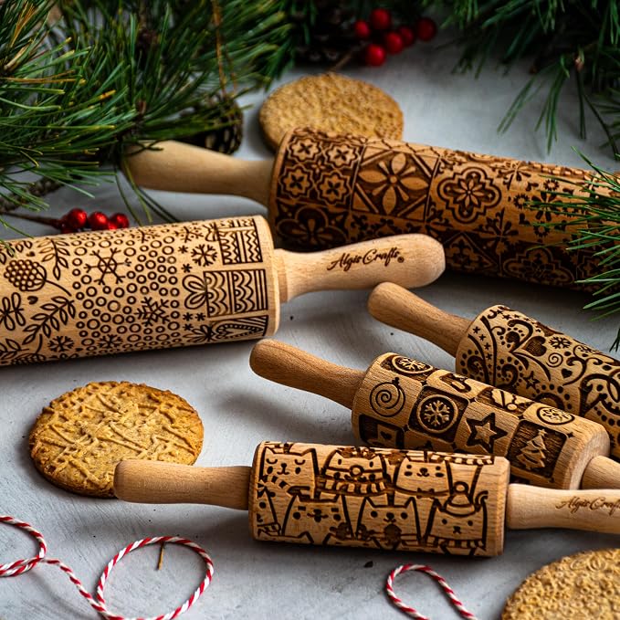 PORTUGUESE TILES Embossed Rolling Pin - Image 7
