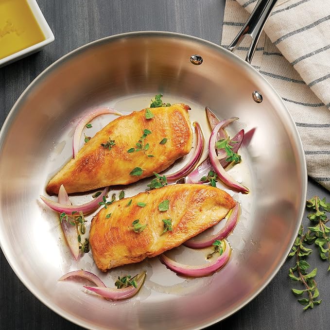 Tramontina Boston Tri-Ply Clad Stainless Steel 10-Inch Frying Pan, - Image 4