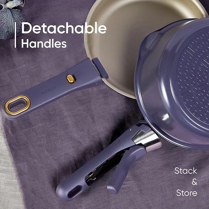 CAROTE 19 Pcs Pots and Pans Set, Nonstick Cookware Sets - Image 4