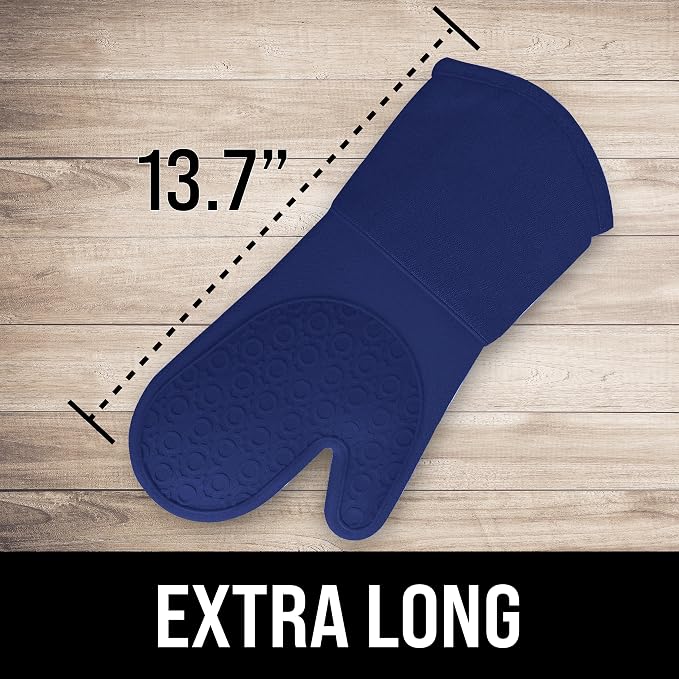 BPA-Free Soft Silicone Oven Mitts - Image 2