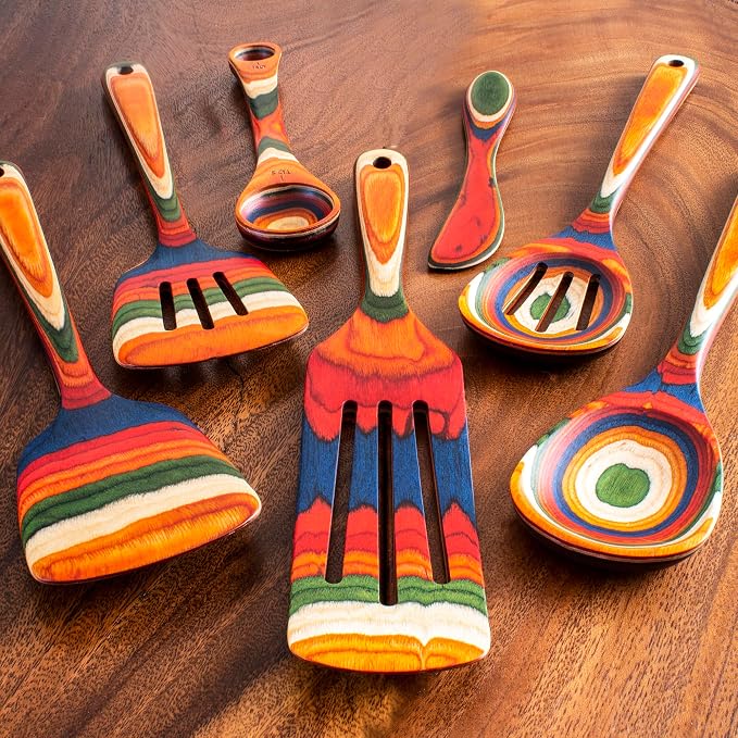 Totally Bamboo Baltique Marrakesh Collection 7 Piece Cooking Utensil Set - Image 2