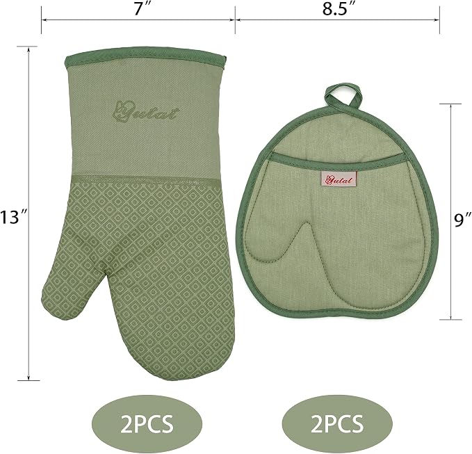 Yutat Silicone Oven Mitts - Image 2
