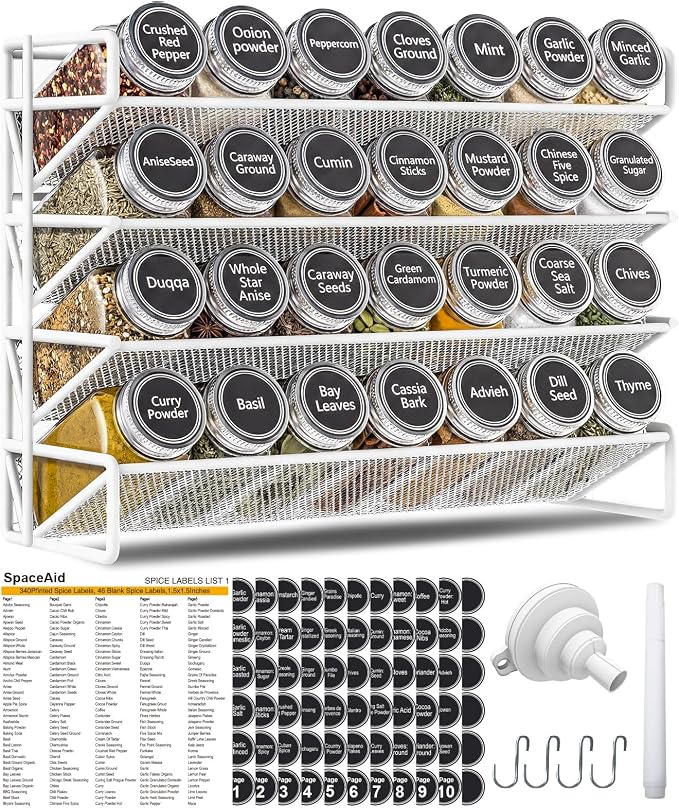 UVIAHOMI Magnetic Spice Rack Organizer by UVIAHOMIHOMEORGANIZER