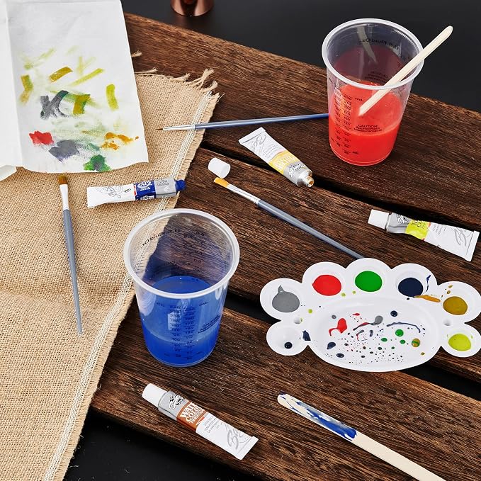 200 PACK Plastic Measuring Cups, 8 oz Disposable Mixing Cups - Image 6