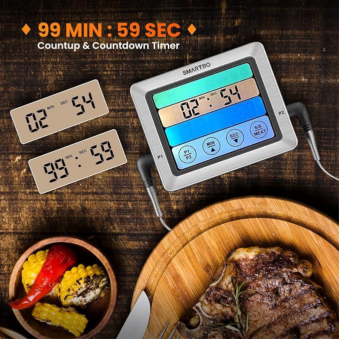 SMARTRO ST54 Dual Probe Digital Meat Thermometer - Image 7