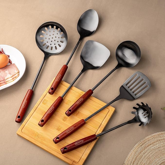 FJNATINH 304 Stainless Steel Kitchen Utensil Sets - Image 2