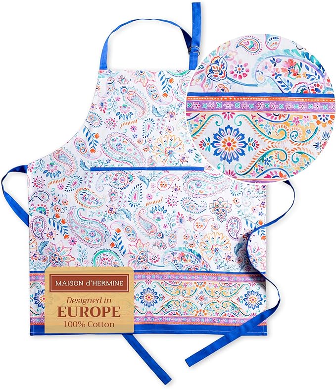 Maison d' Hermine 100% Cotton Apron by MaisondHermine