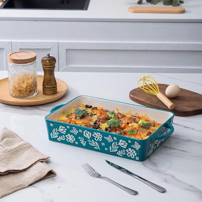 Wisenvoy Casserole Dish 9x13 Baking Pan Casserole Dishes - Image 3
