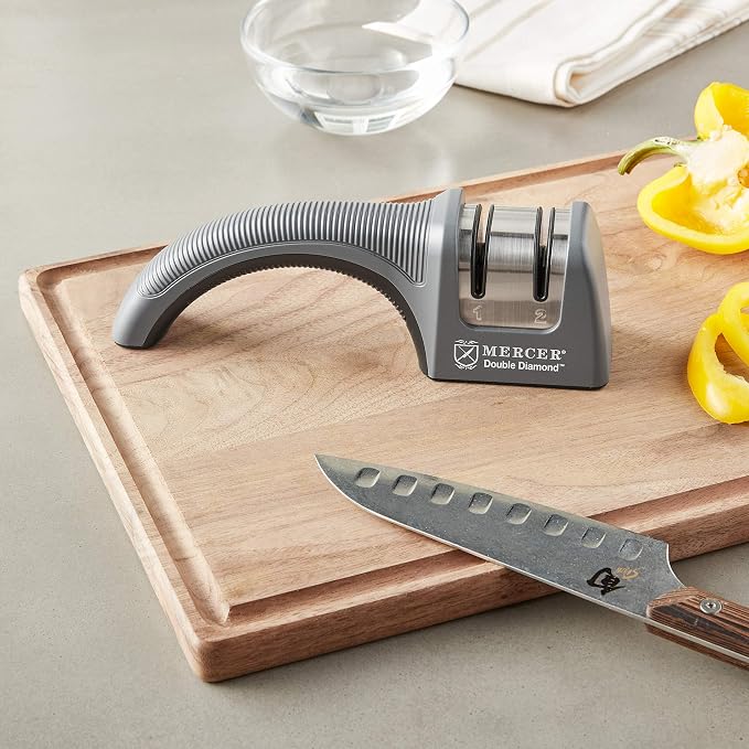 Mercer Culinary Double Diamond Manual Knife Sharpener - Image 5