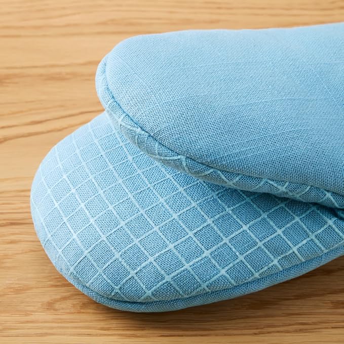 KITCHENAID Gourmet Series Gridlines Mini Oven Mitts 2-Pack Set, Heat Resistant - Image 3