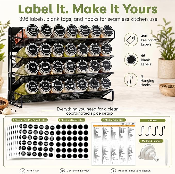UVIAHOMI Magnetic Spice Rack Organizer - Image 7