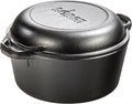 Lodge Cast Iron Double Dutch Oven by Lodge