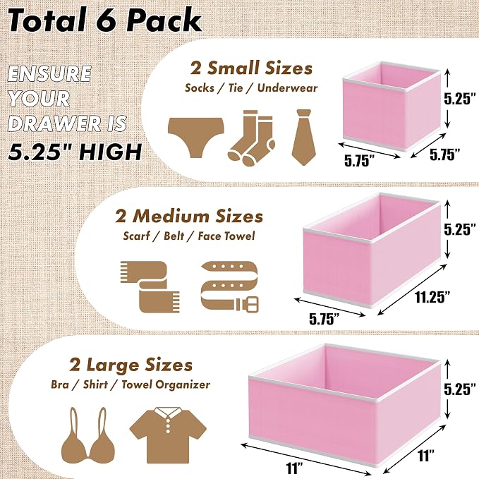 Simple Houseware Underwear Drawer Organizer - Image 2