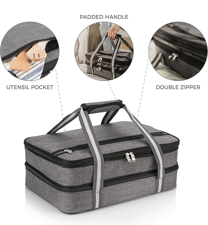 Stack Store Plus More Insulated Casserole Carrier - Image 5