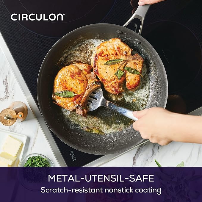 Circulon A1 Series with ScratchDefense Technology Nonstick Induction Frying - Image 8