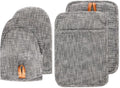 4Pcs Heat Resistant Oven Mitts & Potholders, Flexible Kitchen Accessories by Unknown