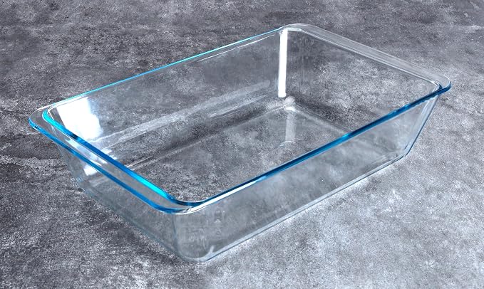 Deep Clear Glass Baking Dish, Rectangular Tempered Glass Baking Pan, The - Image 3