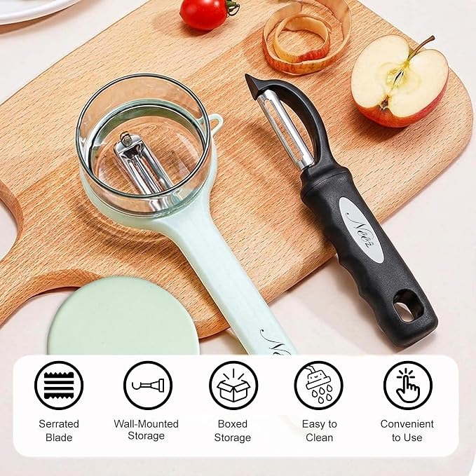 3-Pack Swivel Vegetable Peeler + Fruit Peeler - Image 5