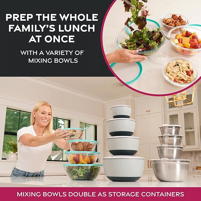 FineDine Stainless Steel Mixing Bowls Set - Image 7