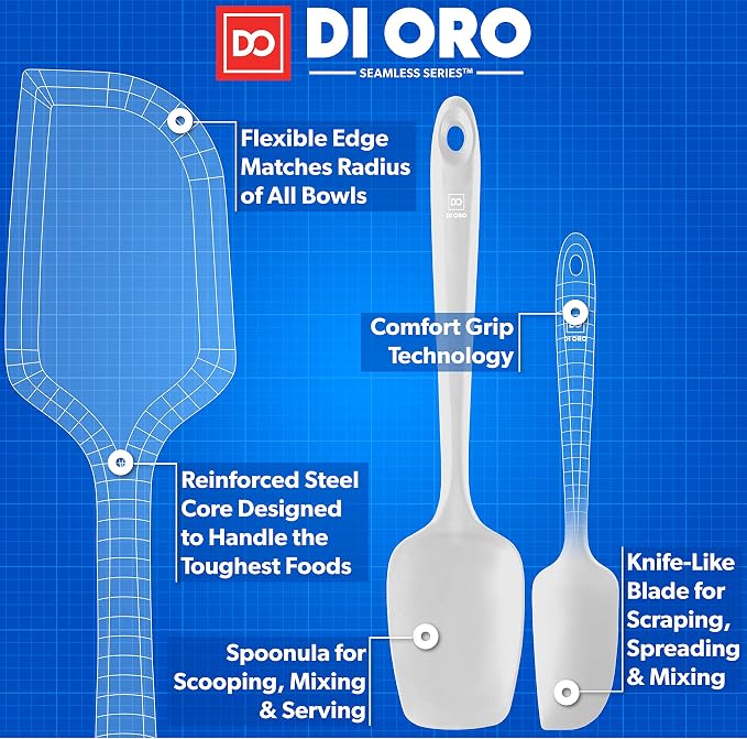 DI ORO Silicone Spatula Set - Image 4