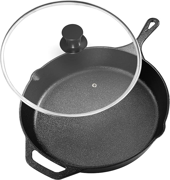 Utopia Kitchen Saute Fry Pan Pre-Seasoned Cast Iron Skillet by UTOPIAKITCHEN