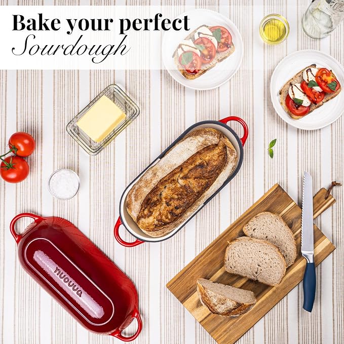 Enamelled Cast Iron Bread Loaf Pot – Dutch Oven - Image 7