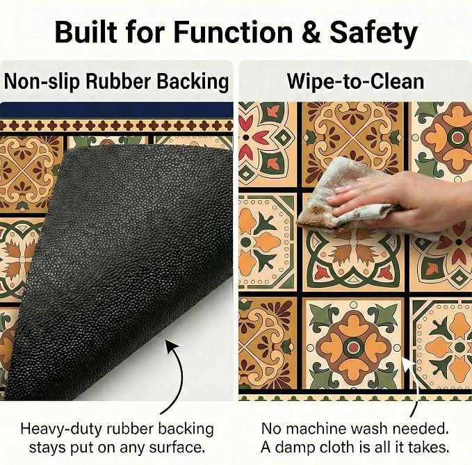 Boho Dish Drying Mat for Kitchen Counter - Image 3