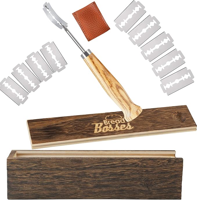 Bread Bosses Bread Bakers Lame Slashing Tool -Dough Making Slasher Tools Baking by BreadBosses