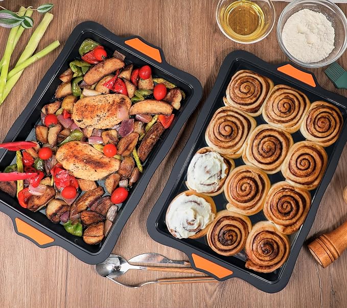 Webake Silicone Quarter Sheet Cake Pan, 9x13 inch Sheet Pans - Image 3