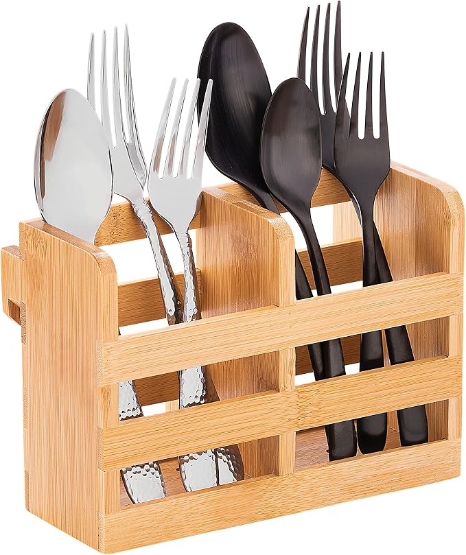 Bamboo Utensil Holder for Dish Rack by Bamb%C3%BCsi