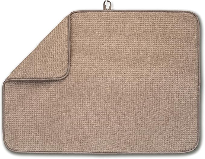 Bellemain XL Dish Mat 24" x 17" Microfiber Dish Drying Mat, Super absorbent by Bellemain