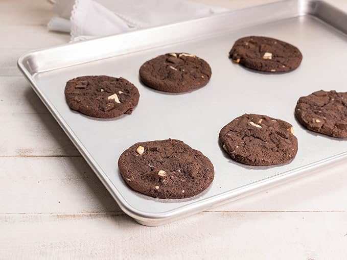 USA Pan Bare Aluminum Bakeware 1045QS-BB Quarter Sheet Baking Pan Warp-Resistant - Image 2
