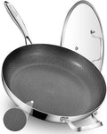 13-Inch Nonstick Hybrid Frying Pan by Bzayeat