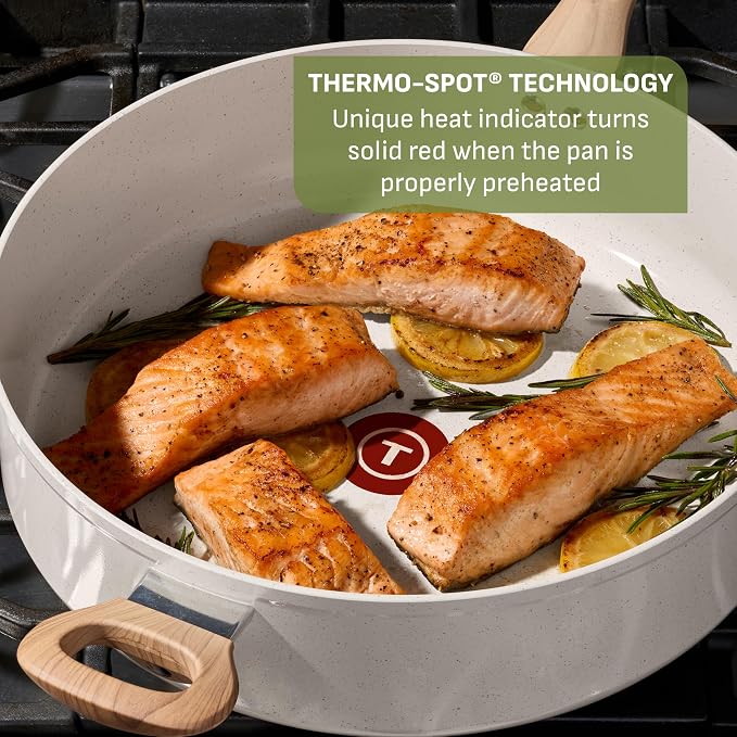 T-fal Revive Ceramic Nonstick Saute Frying Pan - Image 4