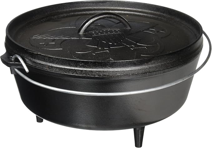 Lodge Boy Scouts of America Cast Iron Camp Dutch Oven, Pre-Seasoned by Lodge