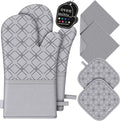 Oven Mitts and Pot Holders Set by HGYI