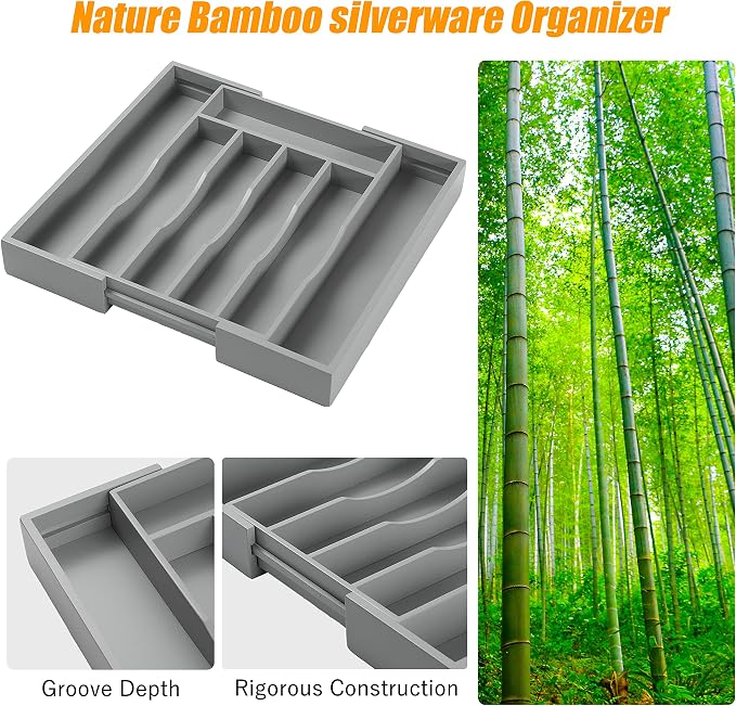 Kitchen Silverware Drawer Organizer and Storage Best Grandpa Grandfather Elder - Image 3