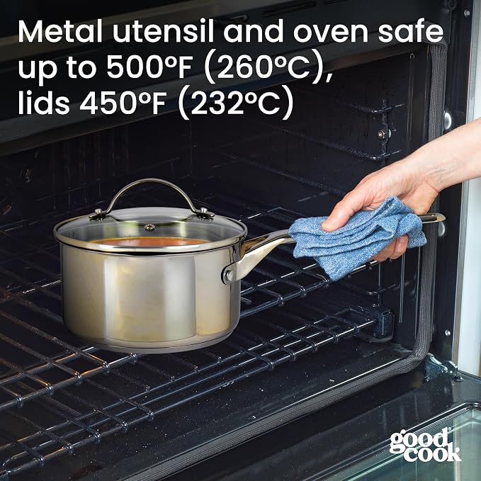 GoodCook Stainless Steel Sauce Pan - Image 7