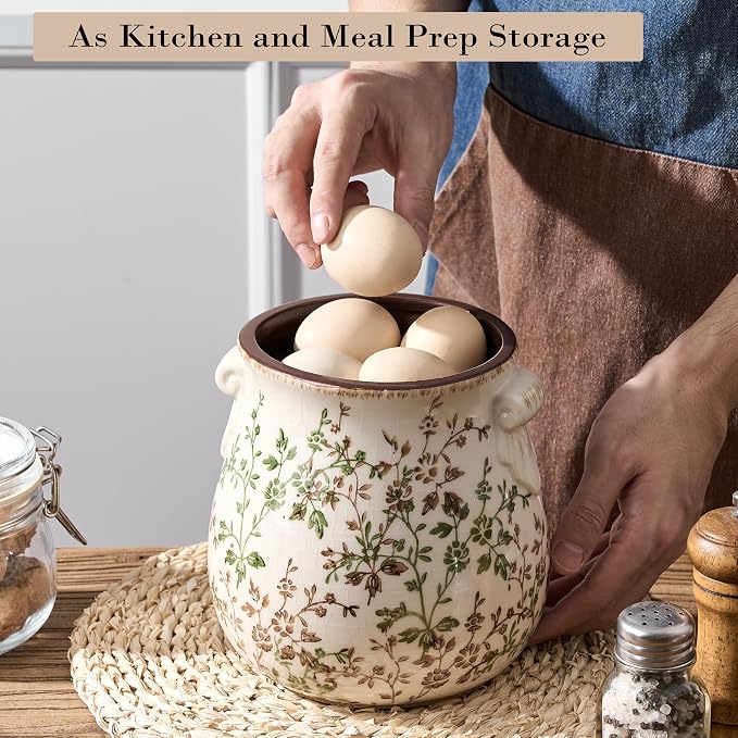 Utensil Holder for Kitchen Counter, Modern Farmhouse Rustic Cooking Utensil - Image 7
