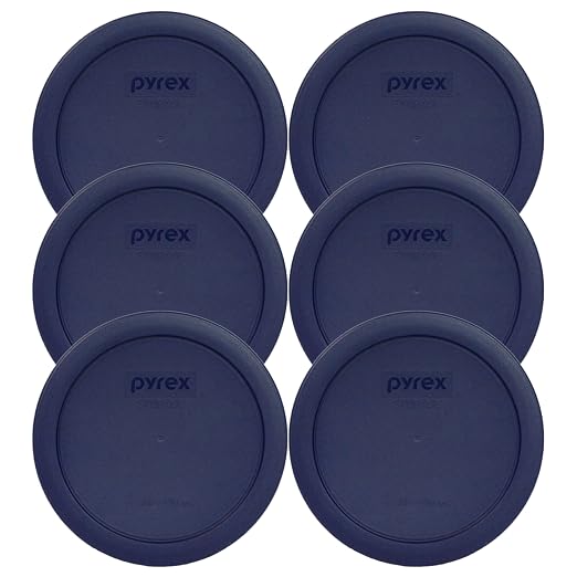 Pyrex 7201-PC 4-Cup Navy Blue Food Storage Replacement Lid by Pyrex