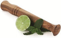Twine Acacia Wood Mojito Muddler for Cocktails with Jute Storage