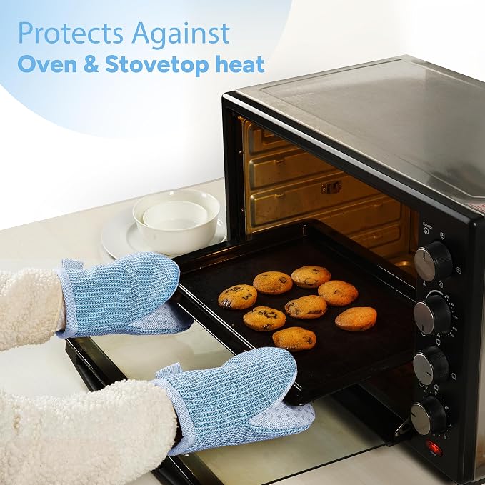 Casa Platino BBQ Gloves & Potholders Set, Holder - Image 4