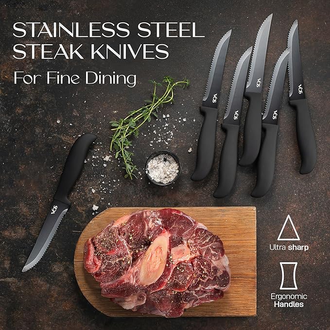 Vos Ceramic Knife Set With Block - Image 3