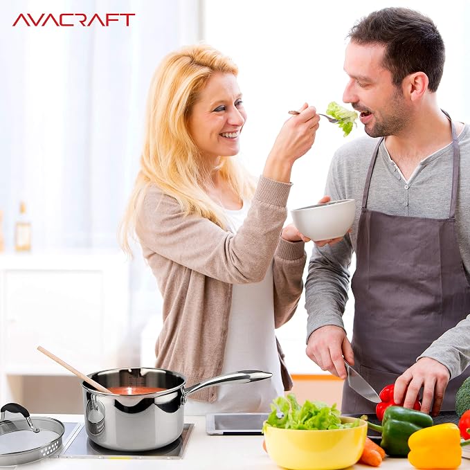 AVACRAFT Tri-Ply Stainless Steel Saucepan - Image 7