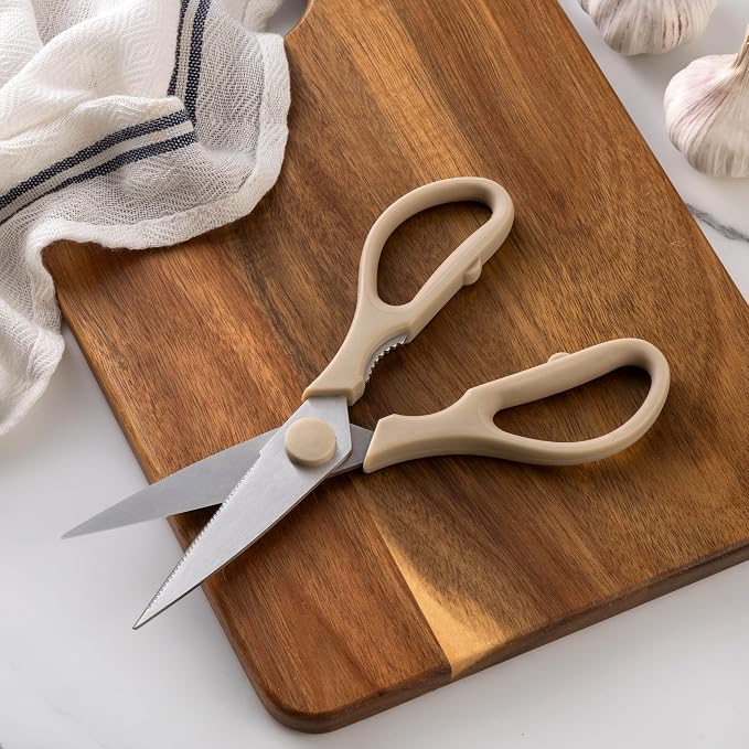 Rae Dunn Kitchen Scissors- Stainless Steel Kitchen Shears, Cooking Scissors - Image 5