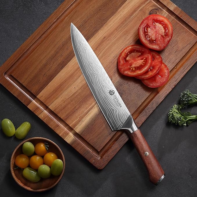YOTSUBA 9 Inch Japanese Chef Knife, Razor Sharp Professional Kitchen Knife - Image 6