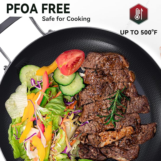 13-Inch Nonstick Hybrid Frying Pan - Image 3