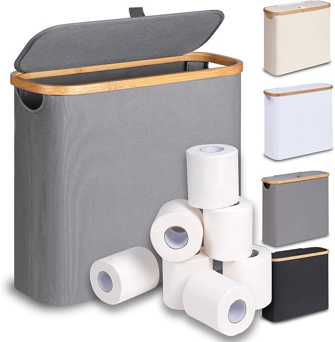 efluky Toilet Paper Basket 28L, Toilet Paper Storage by efluky